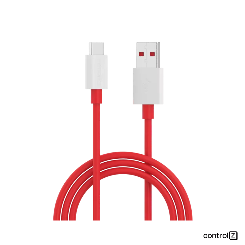 Portronics Konnect Dash Pro 80w Usb to Type C Charging Cable with 6amp Output, 480 Mbps Data Sync, 1m Length, Supports Fast (Red)