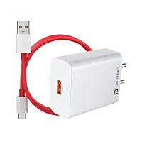 Portronics Adapto 30V USB-A Fast Charging Adaptor (White) (30W Max Output) Fast Charging Protocols