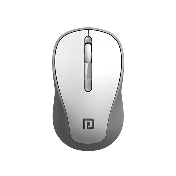 Portronics Toad 34 Wireless Mouse (White) with 2.4 GHz Wireless, Adjustable Sensitivity