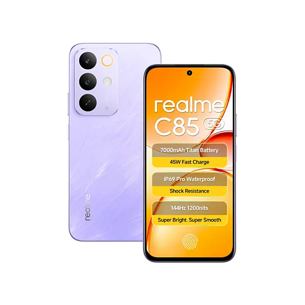realme C85 5G Smartphone (4+128GB) Parrot Purple