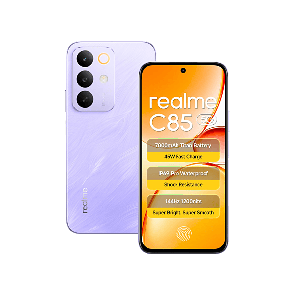 realme C85 5G Smartphone (4+128GB) Parrot  Purple