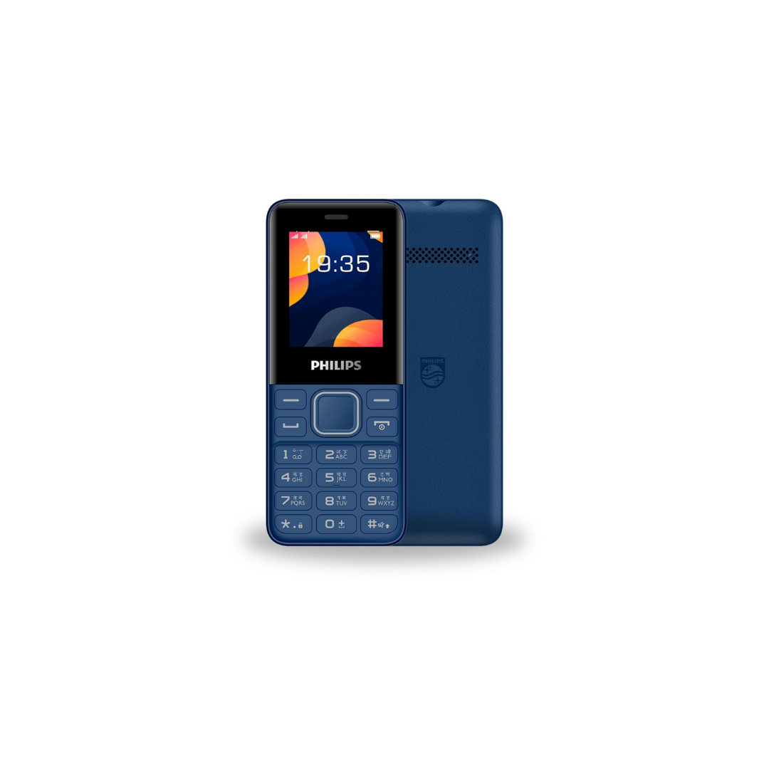 Philips All-New E2103 Sleek & Stylish |Keypad Mobile with 1.77" Screen|1000 MAH Battery | 2030mm Speaker| Wireless FM | Bright Torch