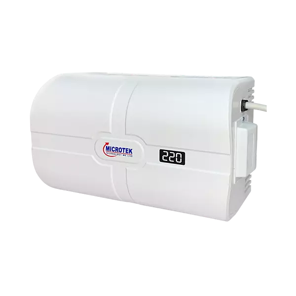 Microtek SMART EM4160+ Automatic Voltage Stabilizer for AC Up to 1.5 Ton Working Power 160V - 285 (White)