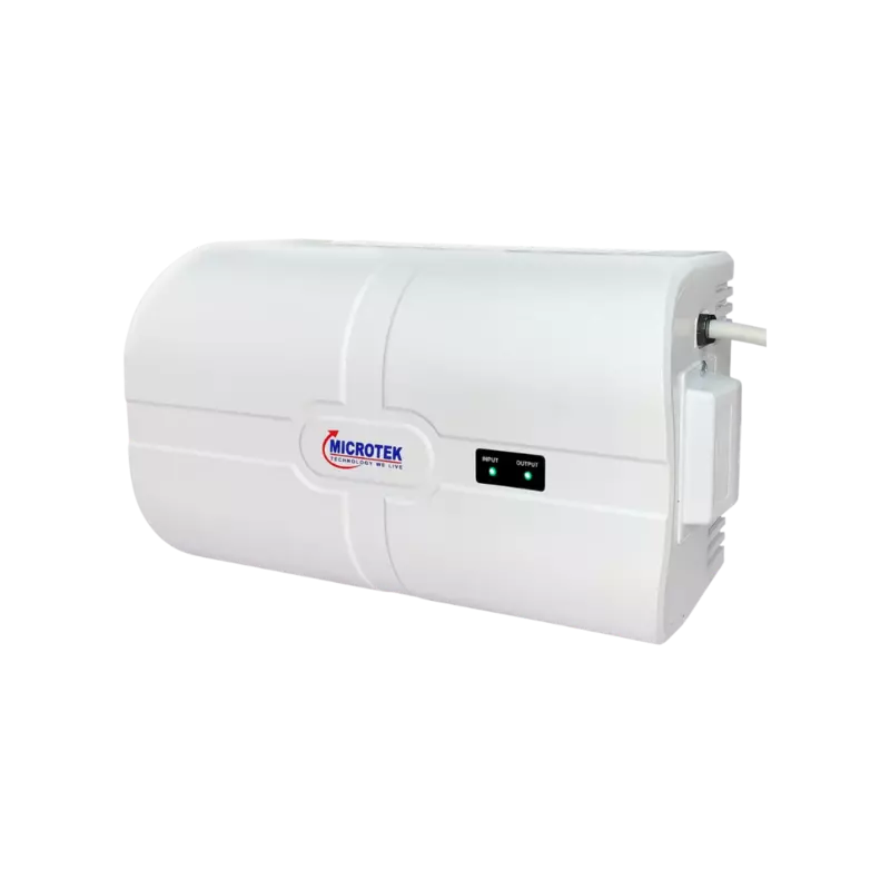 Microtek SMART EM4170+ Automatic Voltage Stabilizer for AC Up to 1.5 Ton Working Power 170V - 270 (White)