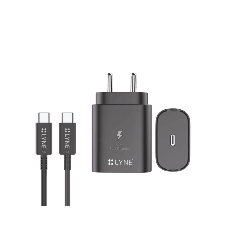 Lyne Chamber 22c (25W PD Charger with Type-C to C Cable) | Startup-5