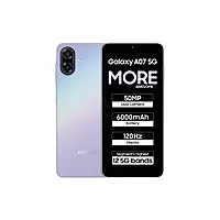 Samsung Galaxy A07 5G Smartphone (Light Voilet, 6GB RAM, 128GB Storage)