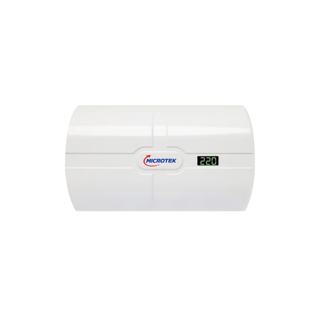 Microtek SMART EM4150+ Automatic Voltage Stabilizer for AC Up to 1.5 Ton Working Power 150V - 280 (White)