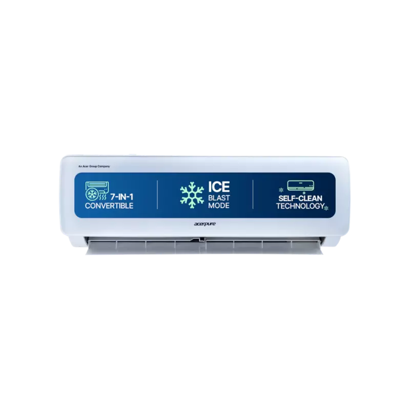 Acerpure Chill Neo 1 Ton 3 Star Inverter Split AC (2026 Model) | Energy Efficient 7-in-1 Convertible |Cools at 58°C | Ice Blast | 4 Ways swing | Copper Condenser | Self Cleaning | Dust Filter