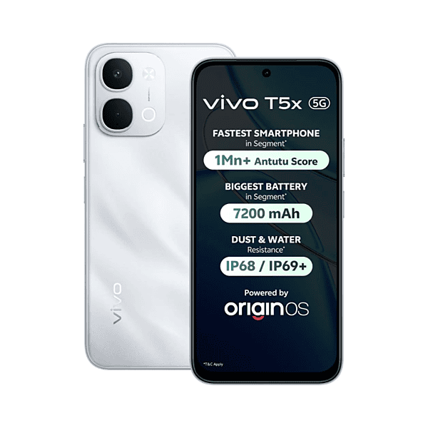 vivo T5x 5G (Star Silver, 128 GB) (8 GB RAM)