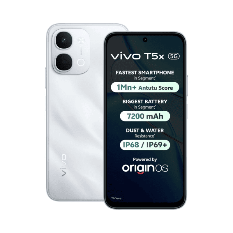 vivo T5x 5G (Star Silver, 128 GB) (8 GB RAM)