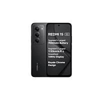 REDMI 15 5G (Midnight Black, 128 GB) (6 GB RAM)