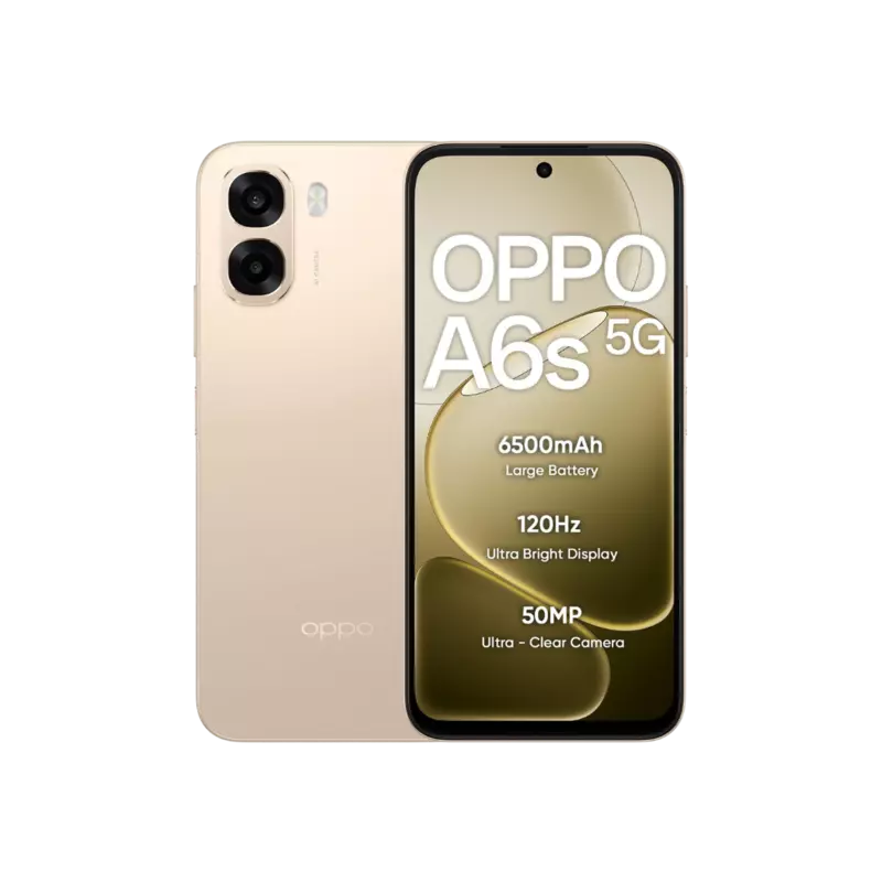 OPPO A6s 5G (Aurora Gold, 128 GB) (4 GB RAM)