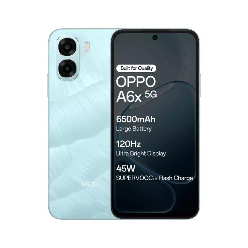 OPPO A6x 5G (Ice Blue, 64 GB) (4 GB RAM)