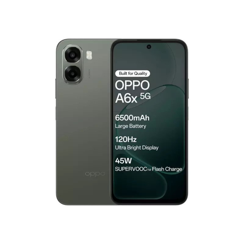 OPPO A6x 5G (Oliver Green, 64 GB) (4 GB RAM)