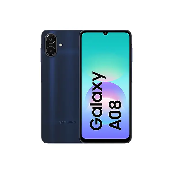 Samsung Galaxy A08 4G (Dark Blue, 4GB RAM, 64GB Storage)