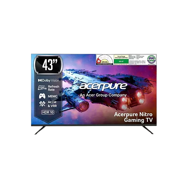Acerpure TV 43 Inch 4K QLED Google TV AP43QG75PSFTN5
