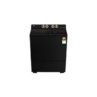 12 KG Washing Machine with Roller Jet Pulsator+, Wind Jet Dry+ , Dual Spin Shower, Onyx Black, 5 Star