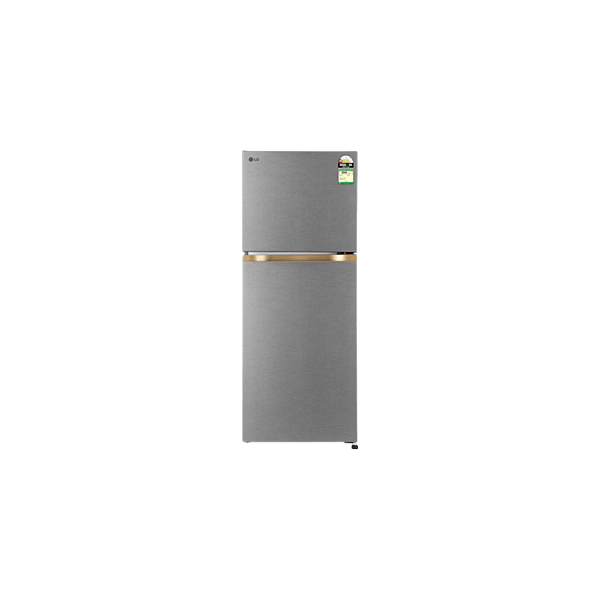 LG 225L Double Door Refrigerator with Smart Mode, Fresh Zone, Dazzle Steel, 1 Star