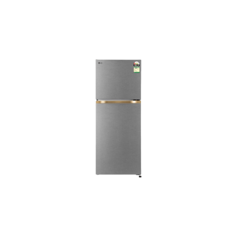 LG 225L Double Door Refrigerator with Smart Mode, Fresh Zone, Dazzle Steel, 1 Star