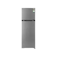 LG 276L Double Door Refrigerator with Smart Inverter Compressor, Smart Mode, Dazzle Steel, 1 Star