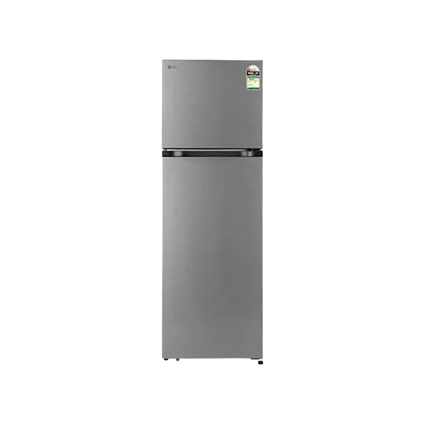 LG 276L Double Door Refrigerator with Smart Inverter Compressor, Smart Mode, Dazzle Steel, 1 Star