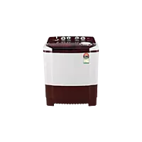 LG 8 Kg Semi Automatic Washing Machine with Roller Jet Pulsator, Wind Jet Dry, Burgundy, 5 Star