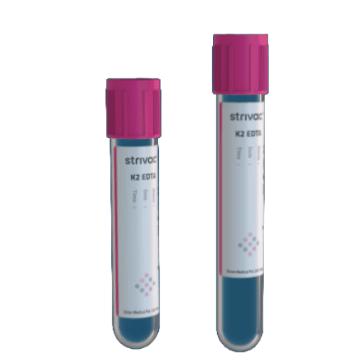 STRION K2 EDTA Vaccum   Blood Collection Tubes