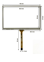 Touch Screen for TouchWin TH465-UT