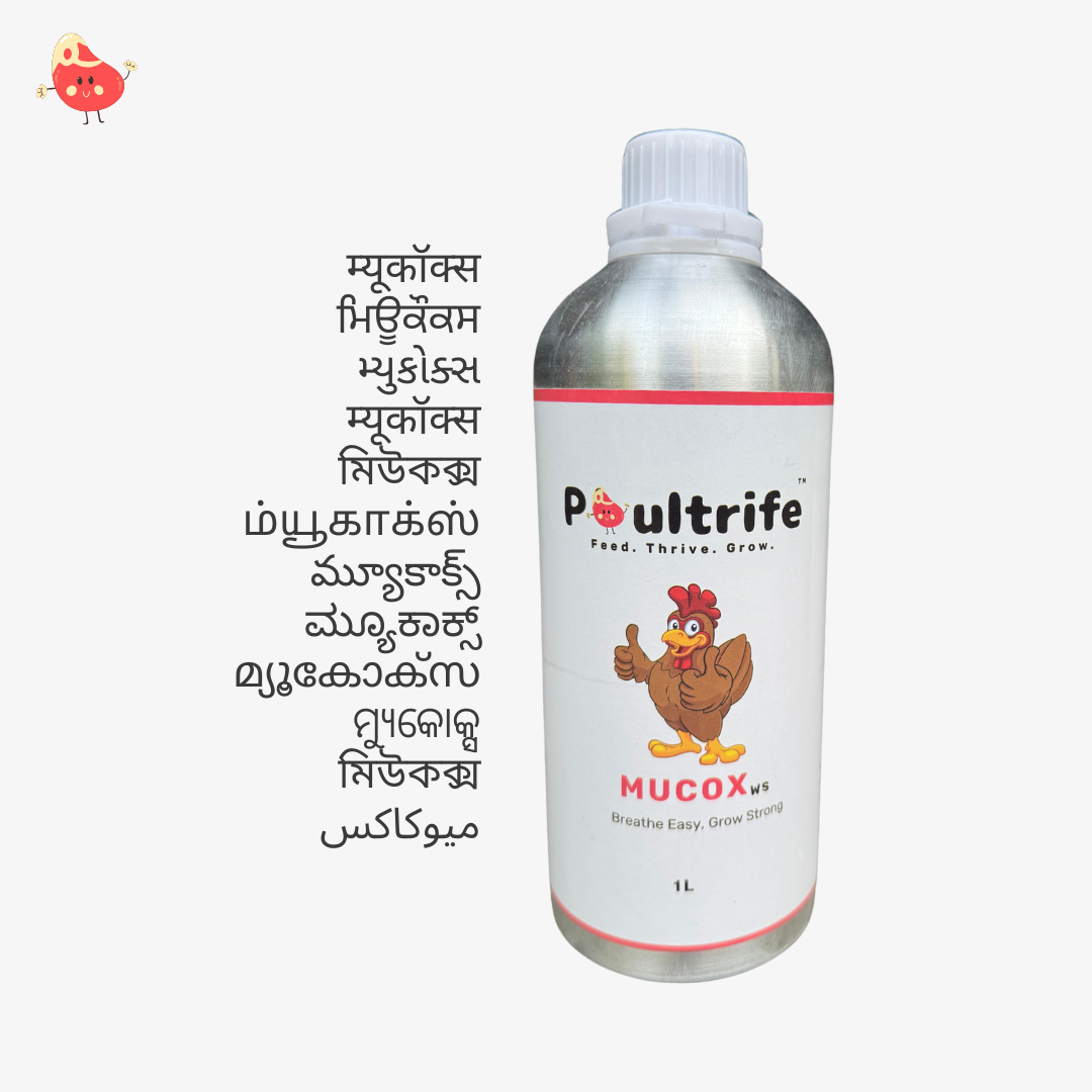 MUCOX WS – Herbal Respiratory Tonic for Poultry
