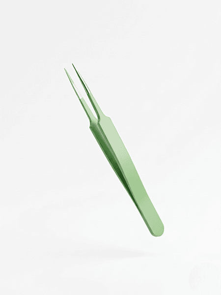 TW5 Tweezer Straight, No 5, Green