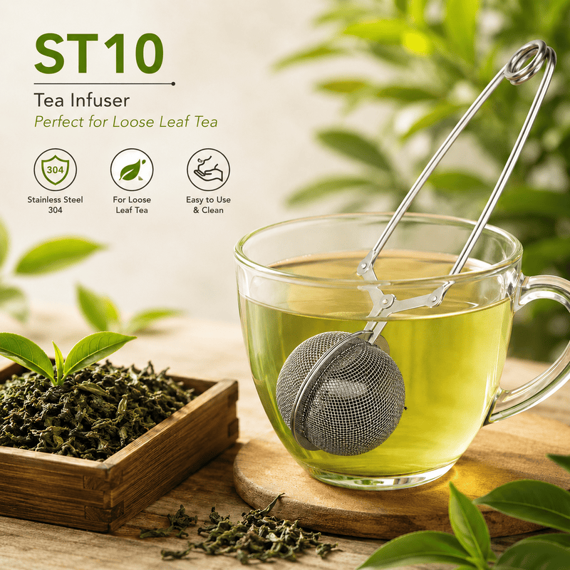 ST10 - Ball Tea Infuser with Handle