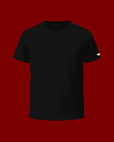 Unisex Black Beach Bear Graphic Printed Crew Neck Tee