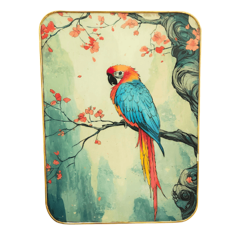 Tropical Paradise Macaw Wall Art – Vibrant Nature Decor to Brighten Your Home