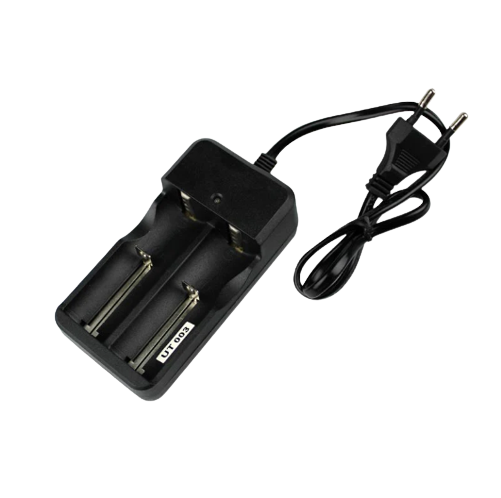 18650 Li-ion Battery Charger with Wire - 2 Cell