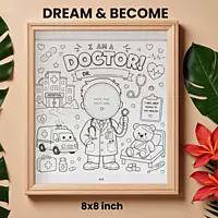 I Am a Doctor – Colour & Frame Kit