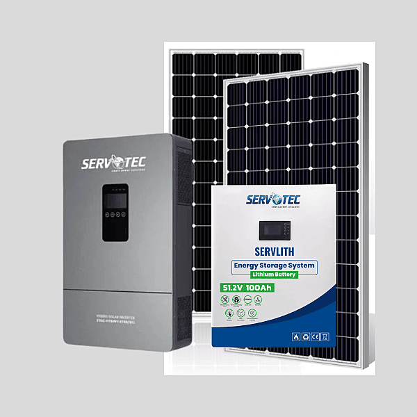 6 KW Hybrid Solar System Servotec