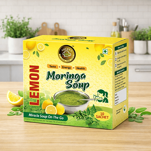 Instant Mix Moringa Soup Powder - Lemon