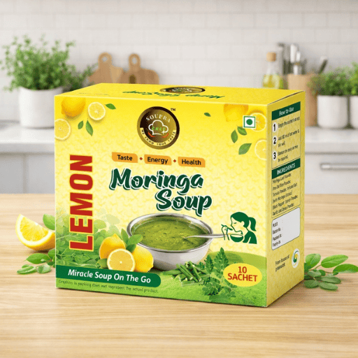 Instant Mix Moringa Soup Powder - Lemon