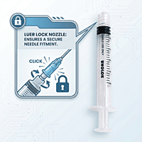 HMD Unolok 5ml Disposable Syringe (Needle-Free)
