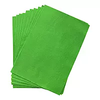 Pack of 10 A4 Light Green Coloured Felt 180gsm Sheets