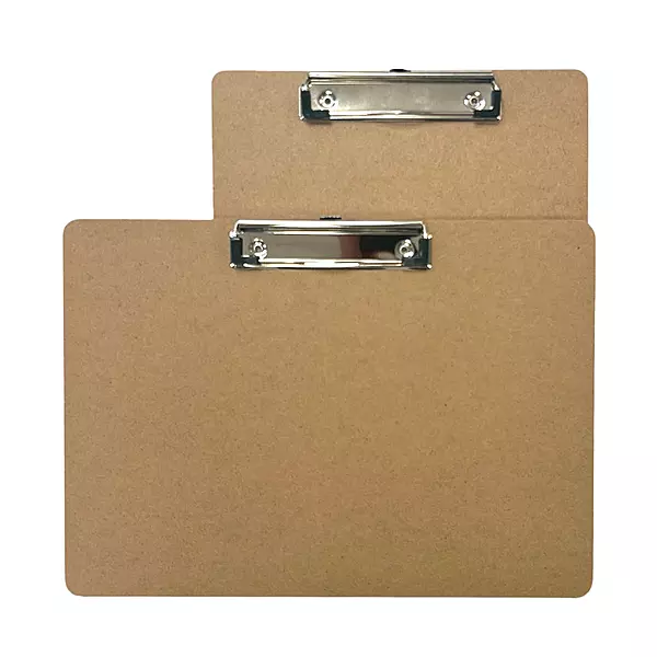 Pack of 2 A4 Wooden Clipboards â€“ Portrait & Landscape Orientation