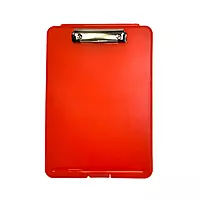 A4 Red Clipboard Box File - Storage Filing Case