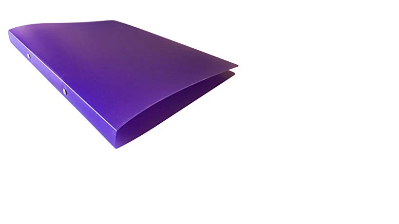 A4 Slim Purple Translucent Ringbinder