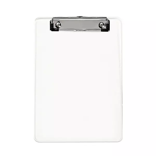 A5 Clear Translucent Clipboard - with Ruled Side