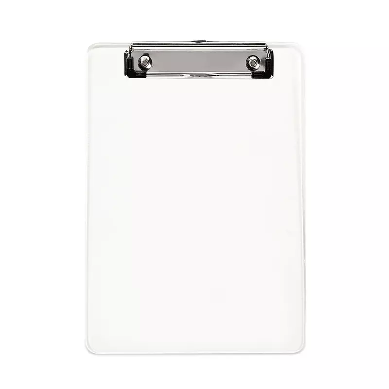 A5 Clear Translucent Clipboard - with Ruled Side