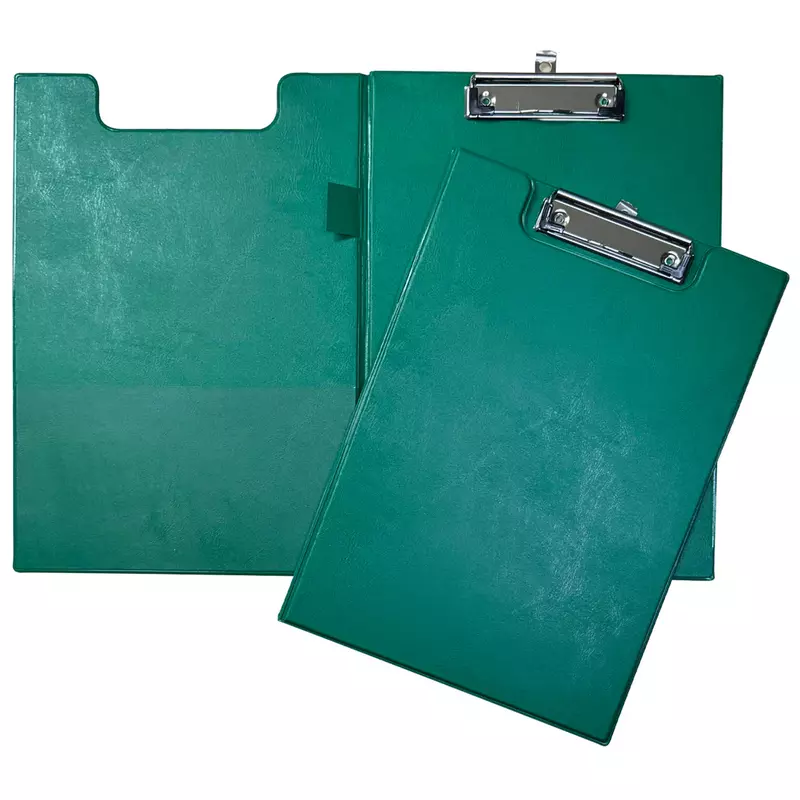Janrax A4 Dark Green Foldover Clipboard