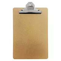 Janrax Foolscap MDF Clipboard with Butterfly Clip (A4 Plus)