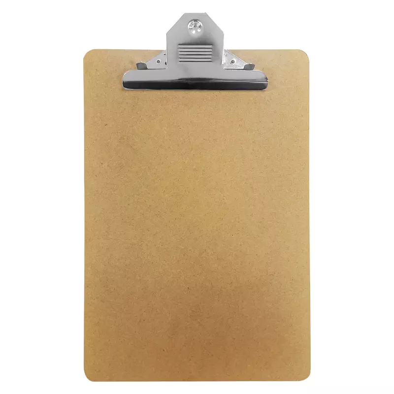Janrax Foolscap MDF Clipboard with Butterfly Clip (A4 Plus)