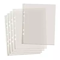 Pack of 20 A5 Glass Clear Punched Pockets by Janrax