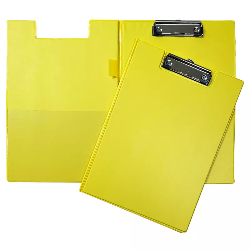Janrax A4 Neon Yellow Foldover Clipboard